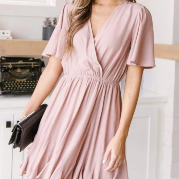 Mittoshop Mauve Dress Size Small Like New - Picture 1 of 1